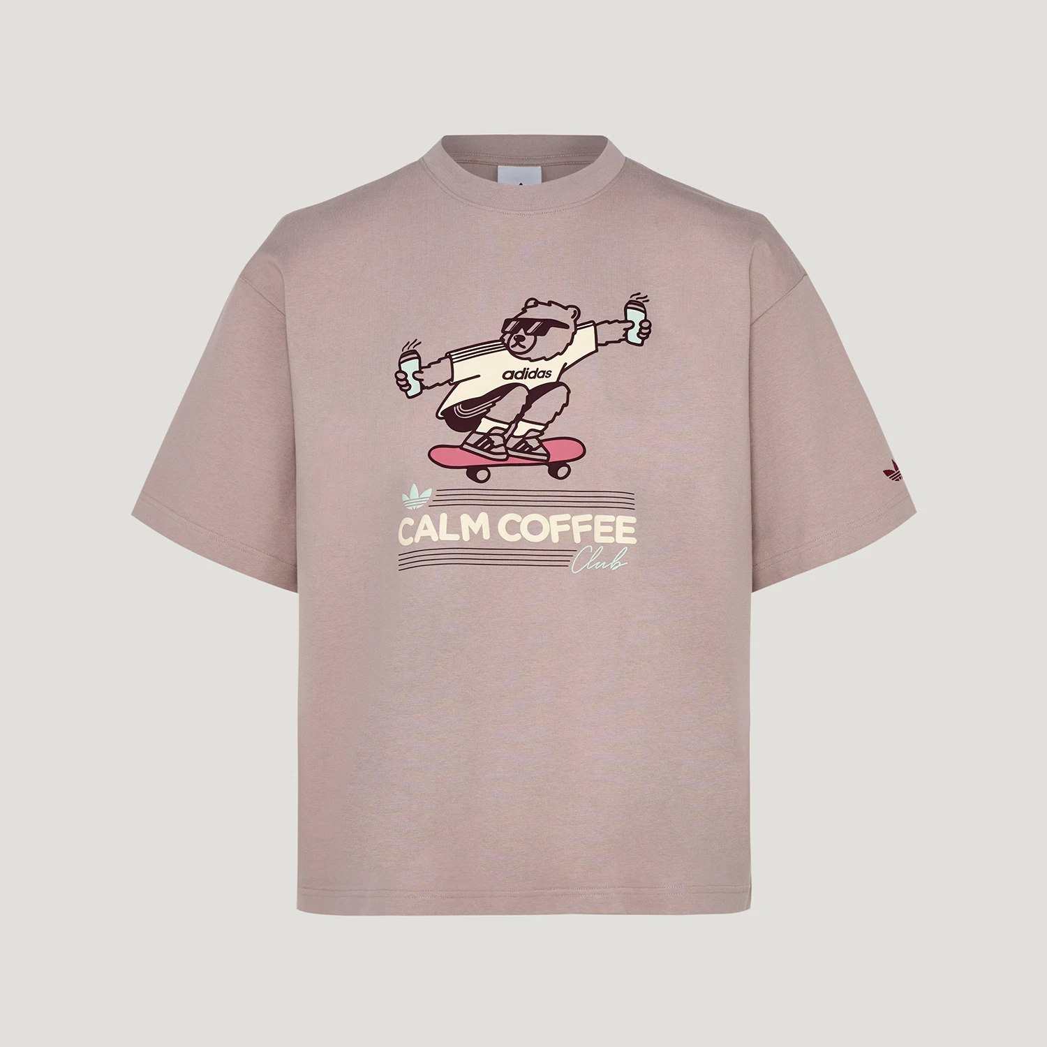 adidas-genuine-clover-women's-loose-fashionable-and-comfortable-short-sleeved-t-shirt-ky5740
