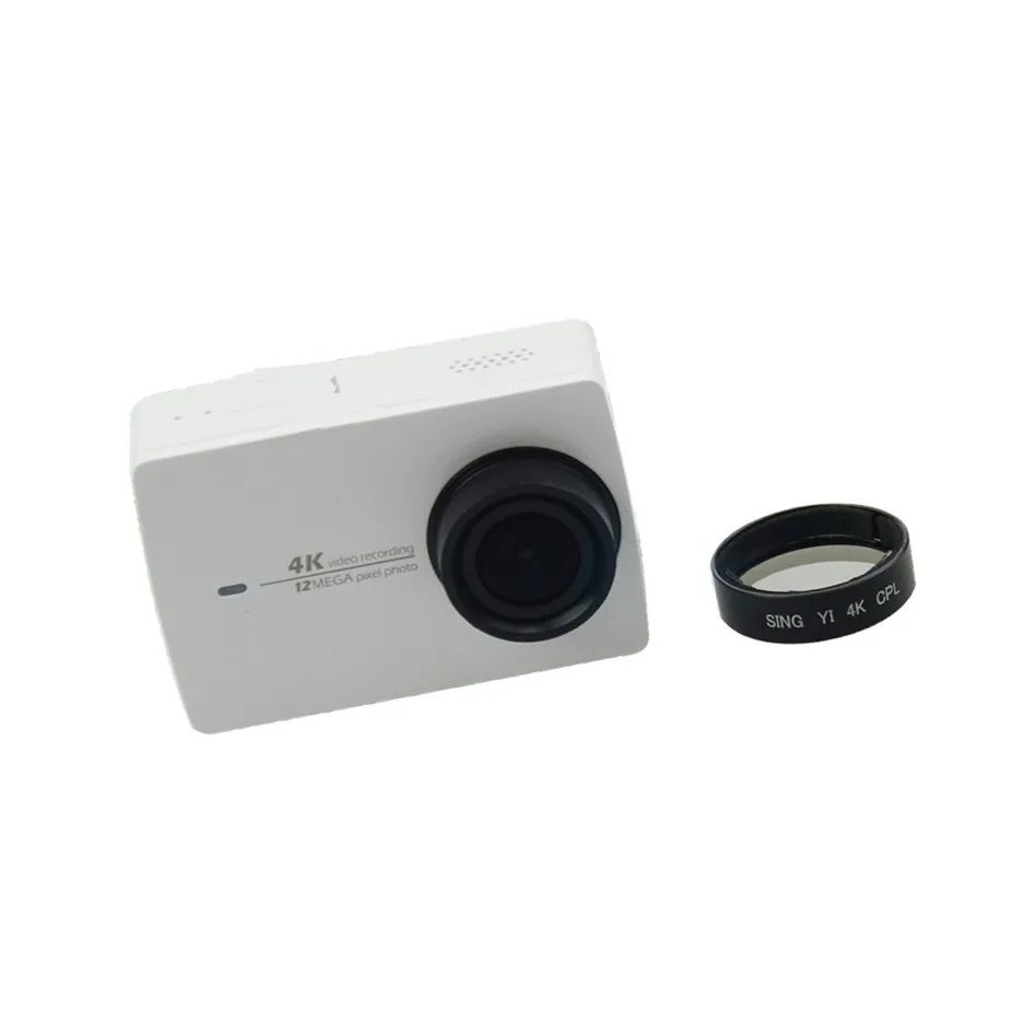 Yi 4K UV CPL 필터 커버 렌즈 보호, 샤오미 Yi II 4K Xiaoyi 액션 카메라 액세서리