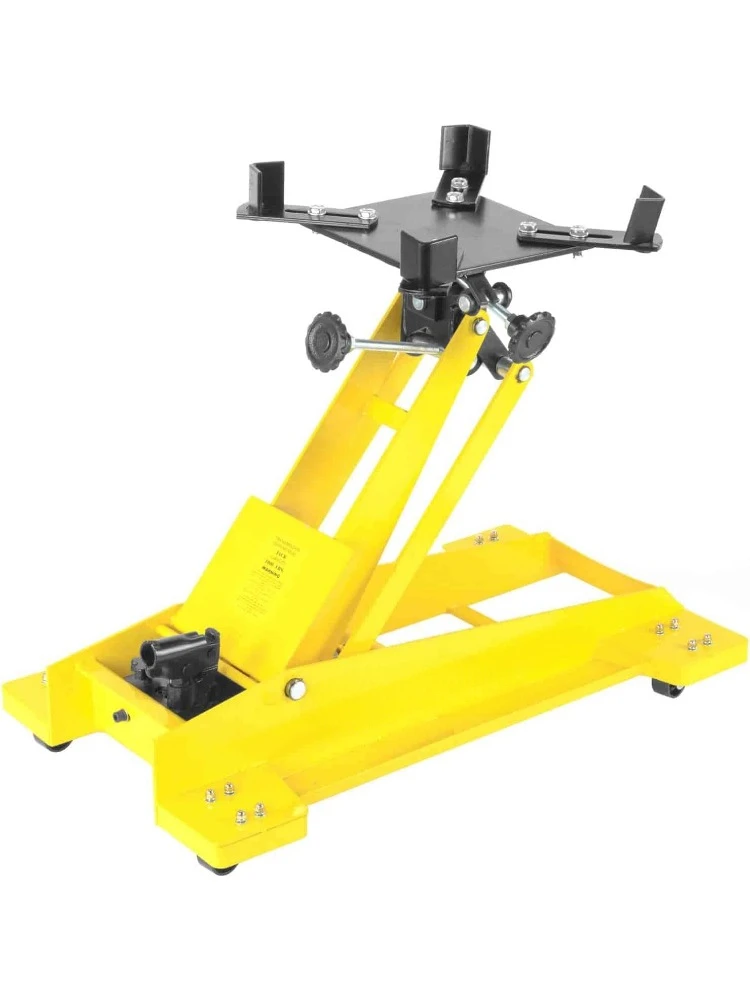 Low Profile Transmission Floor Jack 1,000 LBS Lift Capacity - Lift Range 8.5” to 23” - 360 Degrees Pump Handle Rotation