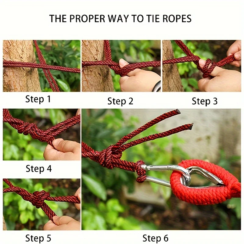 Portable Garden Camping Hammock, Easy to Set Up, Colorful Fabric Hammock with Anti-Tip Design, Comes with Binding Straps and Storage Bag; Striped Portable Hammock with Anti-Roll Feature for Cozy Sleeping