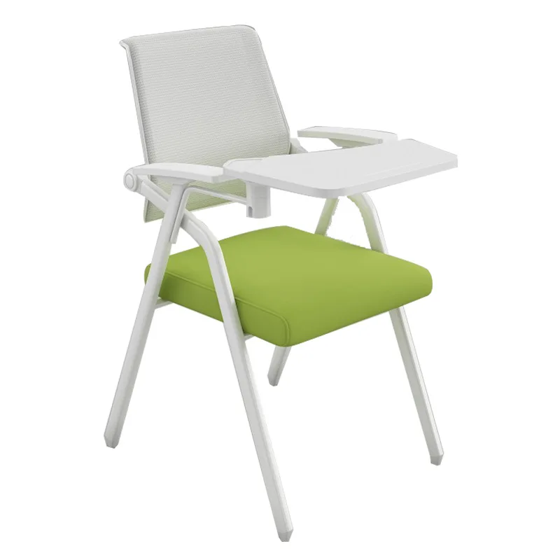 Training chair with table board Foldable chair with writing board Integrated table and chair