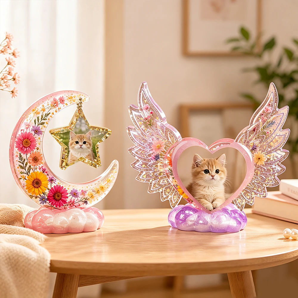 S0308 Heart Shaped Photo Frame - огляд і ціна Resin Art Design