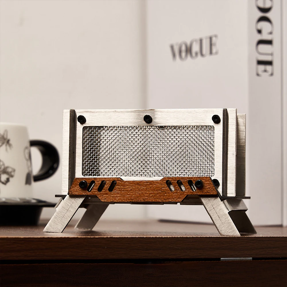 الموقد الروائح الفولاذ المقاوم للصدأ في الهواء الطلق الحطب موقد سطح المكتب موقد النار لمكتب المنزل في الهواء الطلق