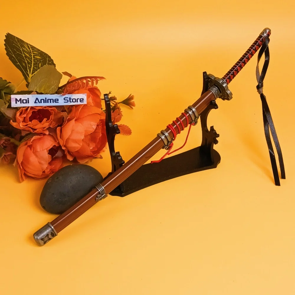 10인치 세키로 울프 카타나 실제 크기 카타나 검 세키로 금속 소형 오리지널 사무라이 미니 애니메이션 닌자 나이프 무딘 장난감 선물