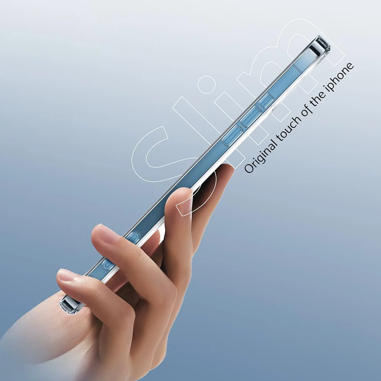 Ultradünne, klare, weiche Hülle für iPhone 16 Plus 16 Pro Max Fundas, transparente TPU-Rückseite – Detail 3