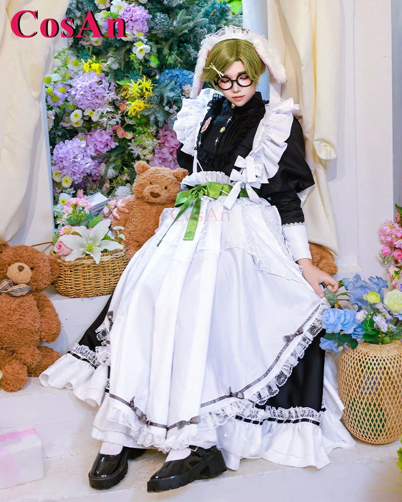 CosAn Game Nu: Costumes de Cosplay Olivine de carnaval, robe de demoiselle d'honneur douce, vêtements de jeu de rôle pour fête d'halloween, S-XXL