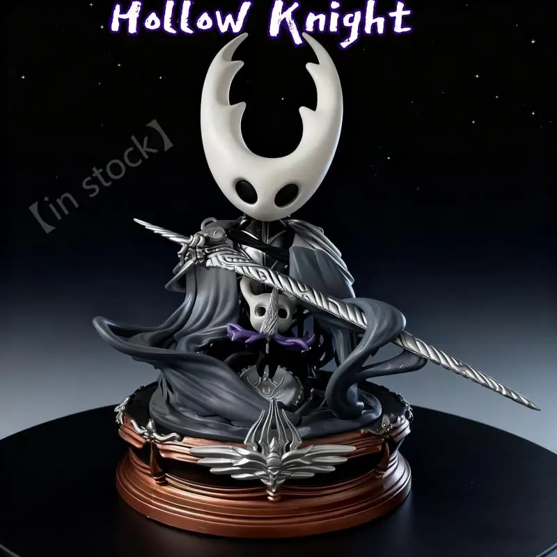 

26CM Hollow Knight Anime Game Peripheral Action Dolls Computer Desktop Decoration Ornaments Action Figures Boy Surprise Toy Gift