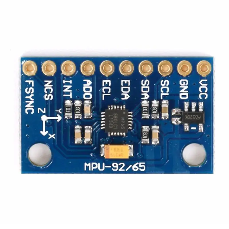 1Set SPI IIC/I2C GY-9250 MPU 9250 MPU-9250 9-Axis Attitude +Gyro+Accelerator+Magnetometer Sensor Board Module MPU9250 3-5V