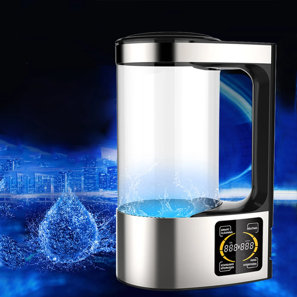 V8 Hydrogen Rich Water Machine Constant Temperature 2000ML Hydrogen Rich Water Maker Microelectrolysis Anti Aging for Family Use