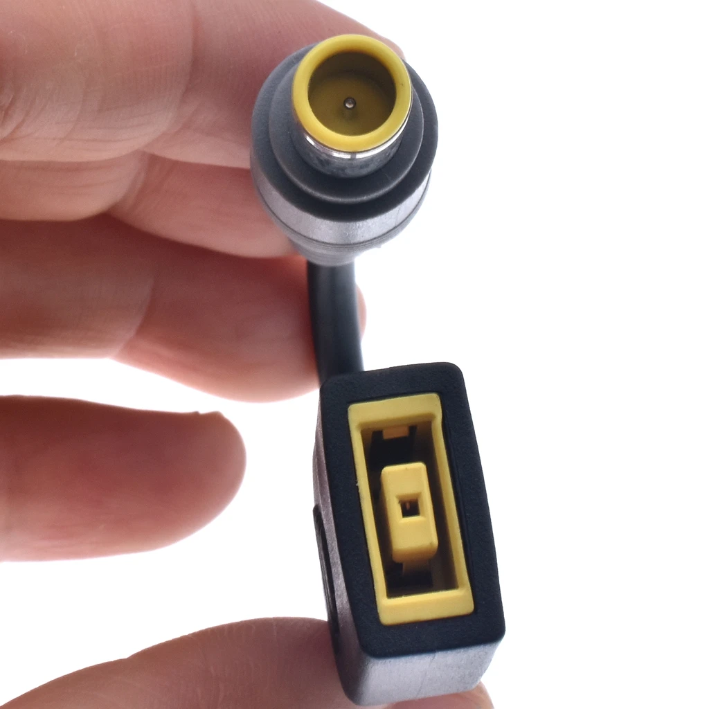 DC Power Jack Square USB Female to 5.5*2.1/7.9*5.5/4.0*1.7/mm Male Power Converter Cable for Lenovo Thinkpad Laptop 15cm