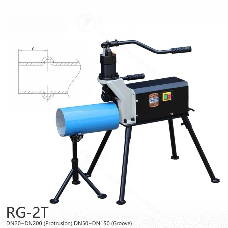 Electric Hydraulic Roll Grooving Machine 3/4