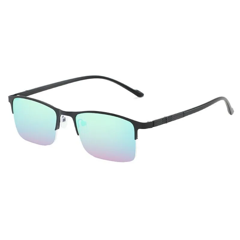 Neue Sonnenbrille Frauen Männer Rechteck Gläser Weibliche Brillen Korrektur Spezielle Rot Grün Blind Farbe Schwache Gläser Männliche Brillen – Detail 11