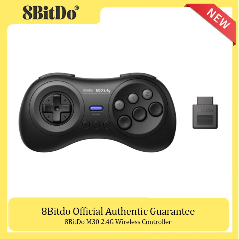 

8BitDo M30 2.4G Wireless Gamepad Controller for the Original Sega Genesis and Sega Mega Drive - For Sega Genesis Game Control