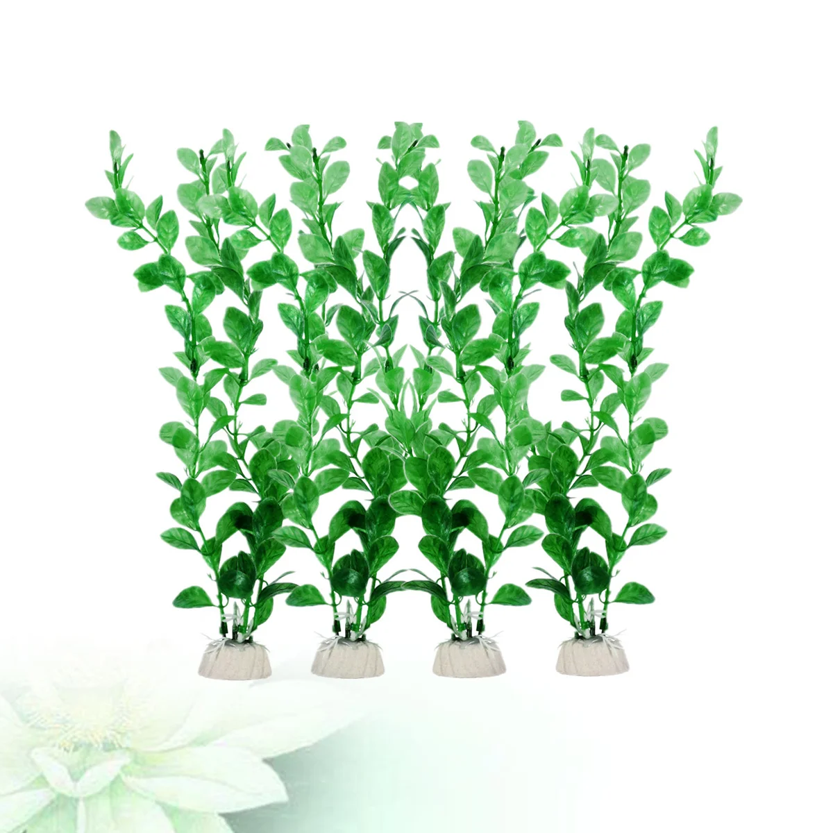 

4pcs Artificial Set Fade-Resistant Bright Color Aquarium Decorative Plants For Fish Tank Water Plant For Aquarium Decorative