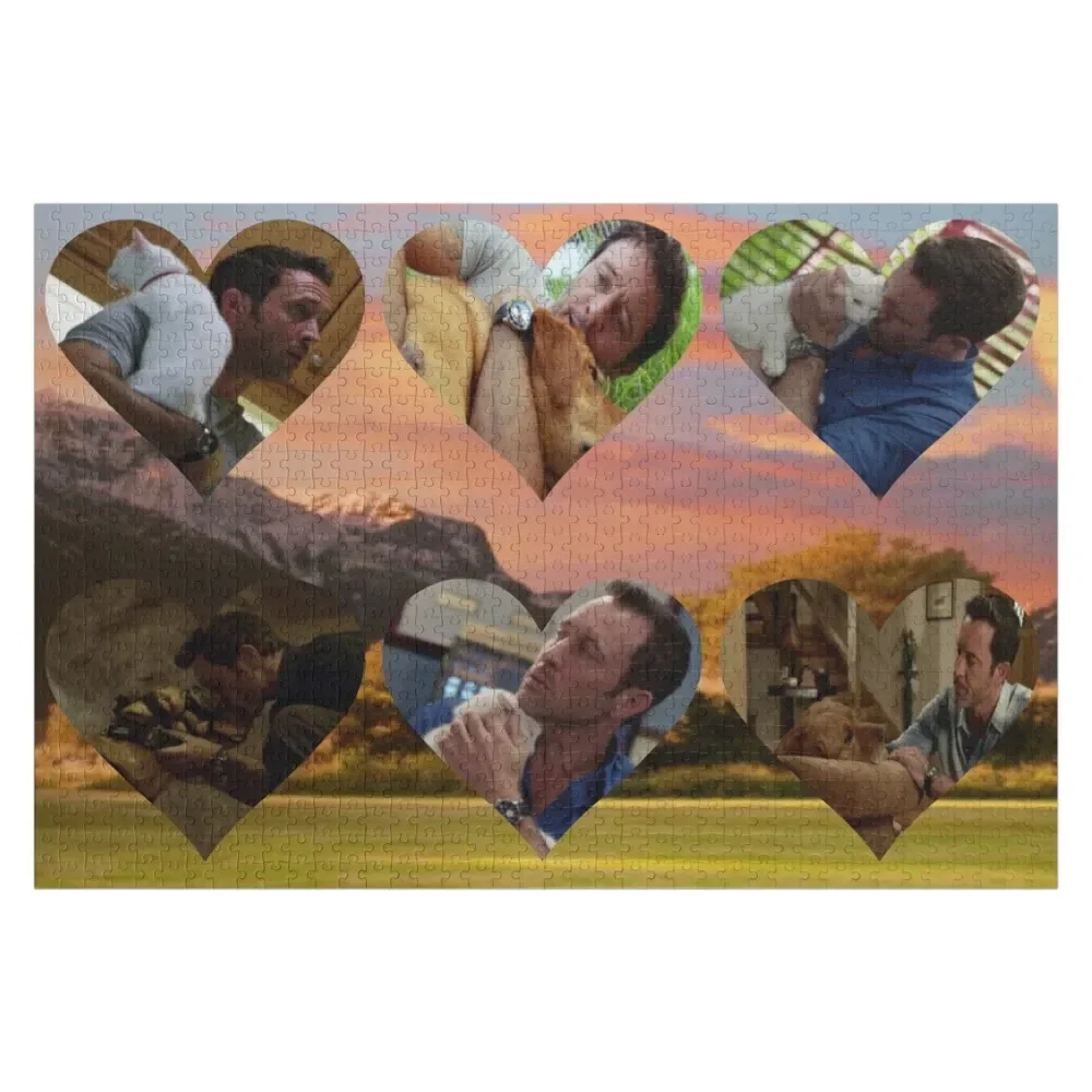 Alex O'Loughlin Collage 14 Jigsaw Puzzle Custom Gifts Custom Child Wooden Compositions For Children Personalised Puzzle