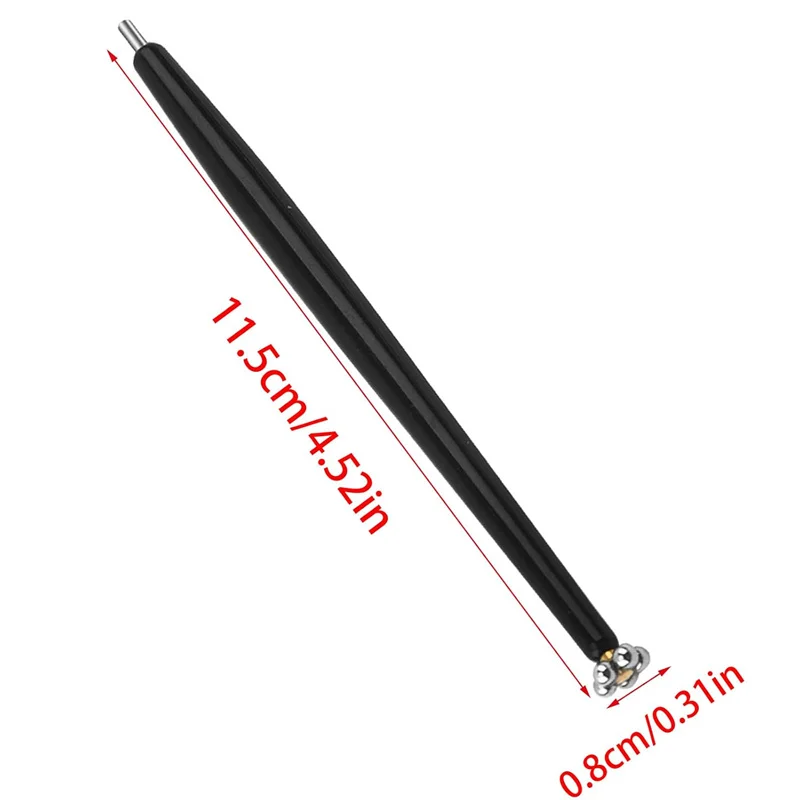 Magnete per nail art a doppia testa Stick 2 in 1 Penna magnetica con sfera in acciaio di aspirazione 3D Cat Eye Gel UV Smalto per unghie con perline Penna magnetica