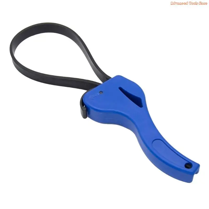 Flexible Rubber Strap Wrench Replacement For Removing Oil Filter Opening Adjustable Oil Filter Strap Wrench Removal W91B