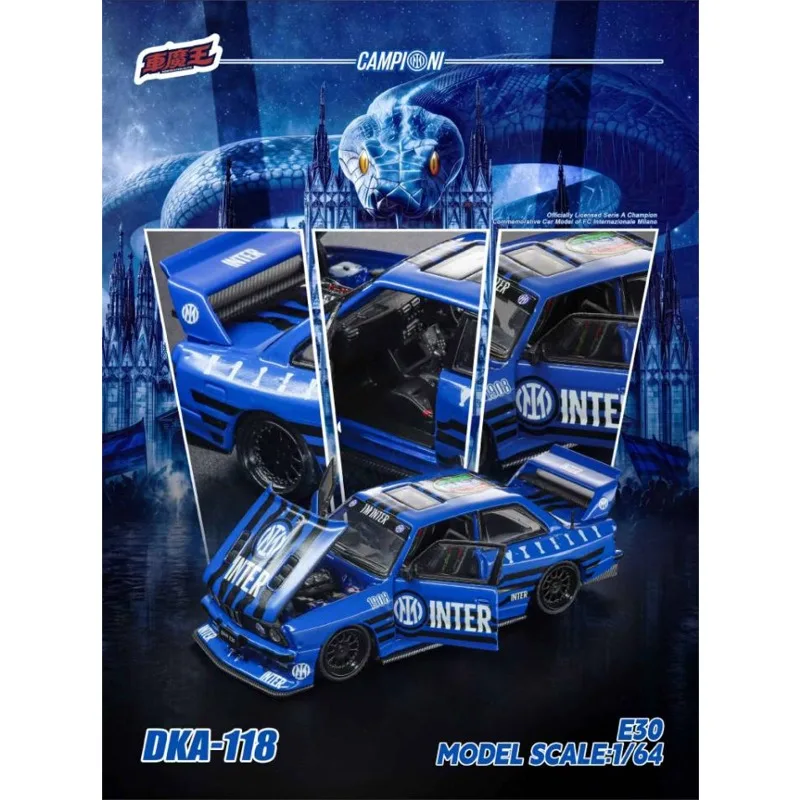 DKA 1:64 BMW E30 21‑Times Championship Commemorative Full Opening Version Diecast Model Car, Fine Details, Display Collectible