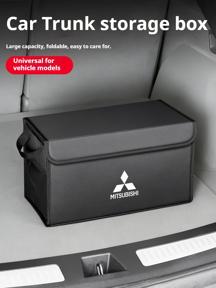 

Car Trunk Foldable Storage Box Large-Capacity Stowing Tidying Bag For Mitsubishi ASX Colt L200 Lancer Outlander Pajero Ralliart