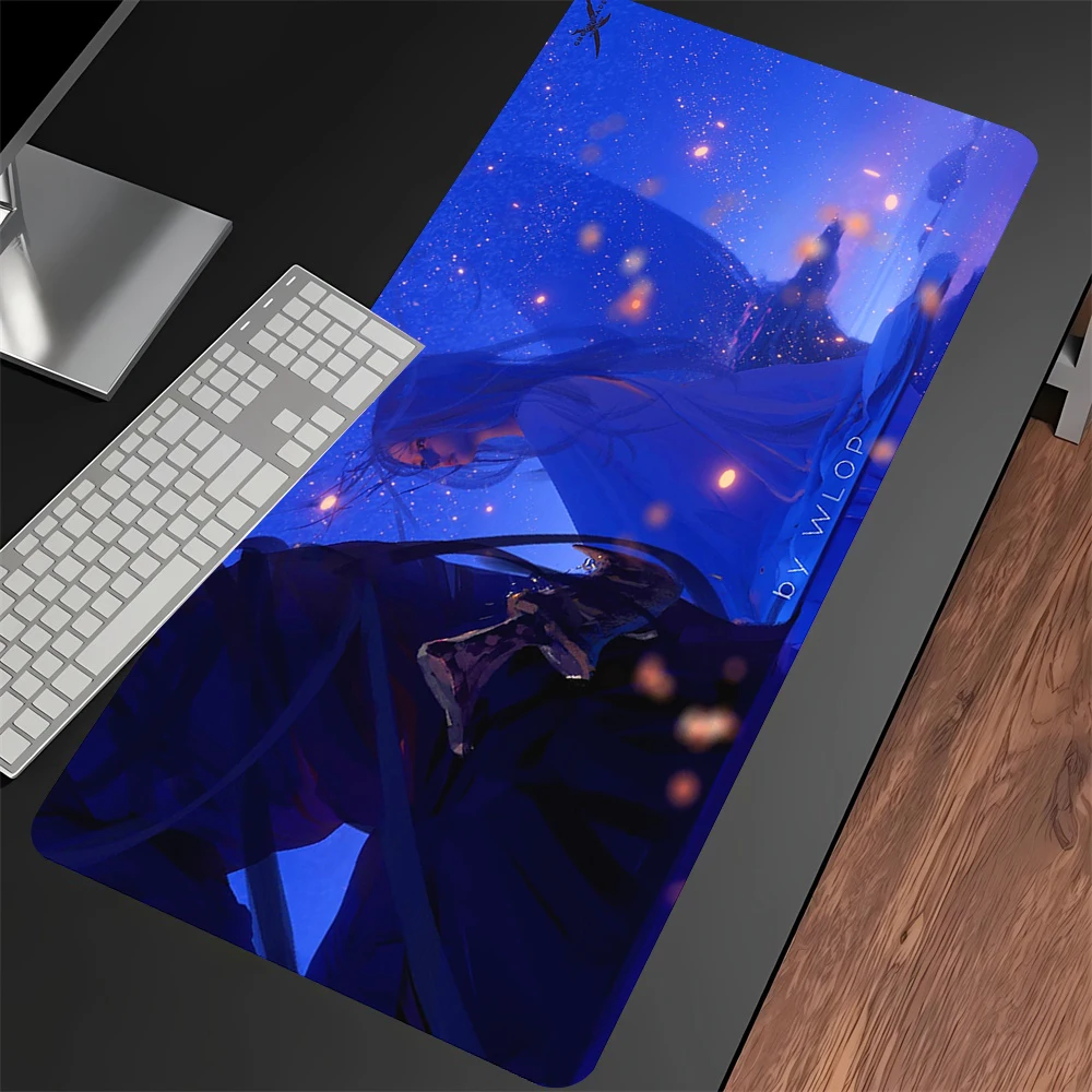 Final Fantasy Mouse Pad Pc Computer Gamer Wrist Lockrand Keyboard Mat Desktop Accessories Large Gamer Rubber Mousepad Speed Rug