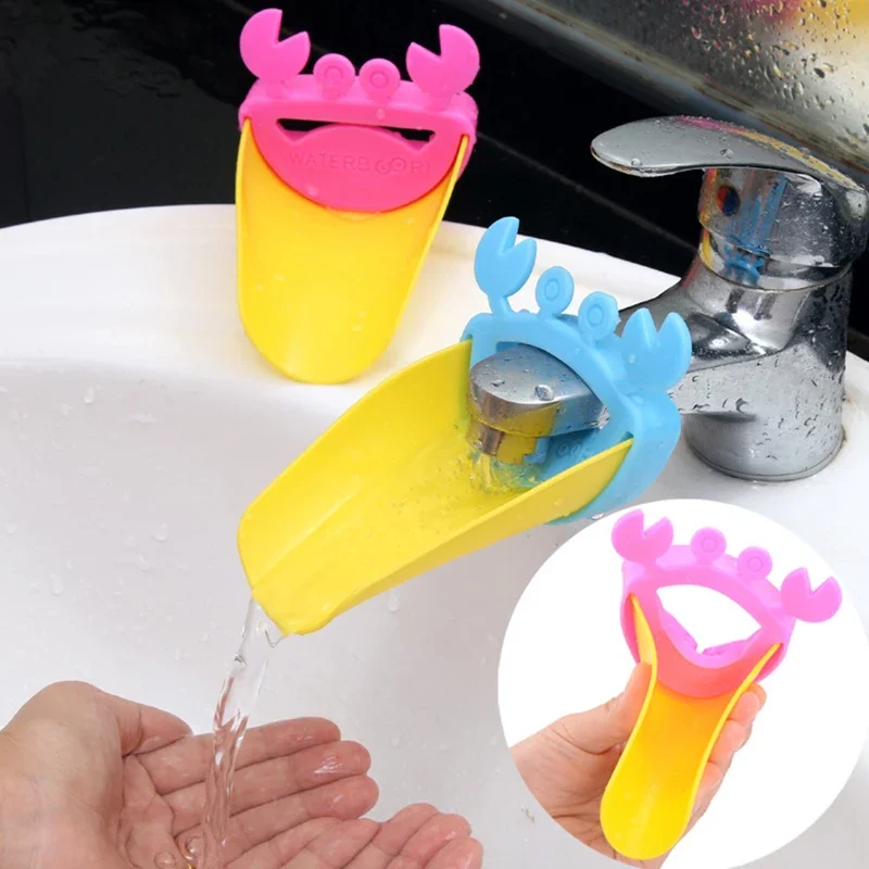 Faucet Extender Children's Hand-Washing Device Bao Bao Cartoon Silicone Extended Anti-Splash Lengthening Water Nozzle Guide Sink