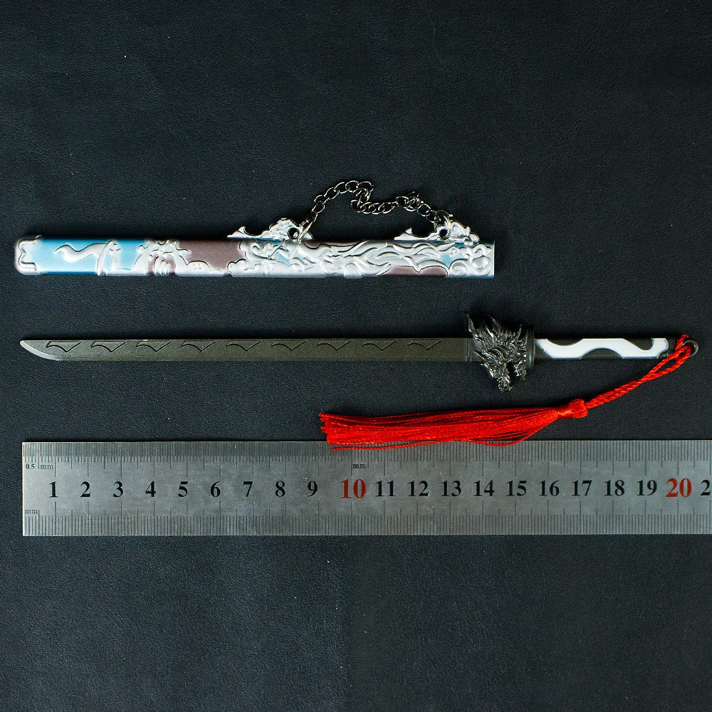 22cm nouvelle figurine de jeu jouet périphérique épée modèle en métal accessoires artisanaux décoration de bureau ornements cadeaux d'anniversaire jouets