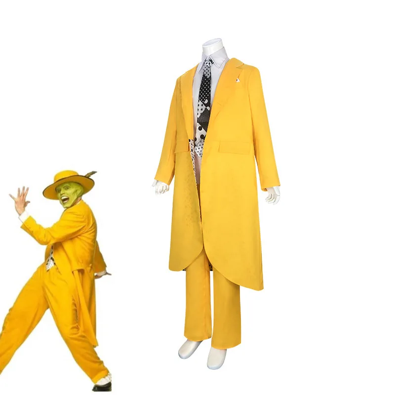 

The Costume Of Jim Carrey As The Mask, Jim Carrey Performance Costume, Cosplay Costume