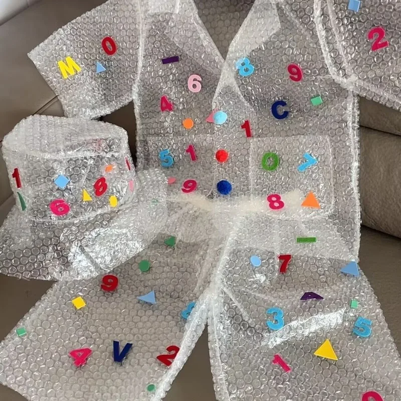 Costume fai-da-te ecologico Genitore Bambino Attività Vestito Numero Decorato Sfilata di moda Abbigliamento Prestazioni per l'asilo riciclato