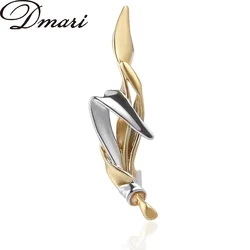 Dmari Women Brooch Luxury Jewelry For Women Clothing Vintage Plant Enamel Pin Classic Accessories