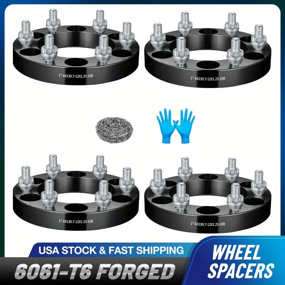 4 قطعة فواصل عجلات 1 بوصة 6x139.7 6x5.5 يناسب إنفينيتي QX4 نيسان فرونتير تيتان