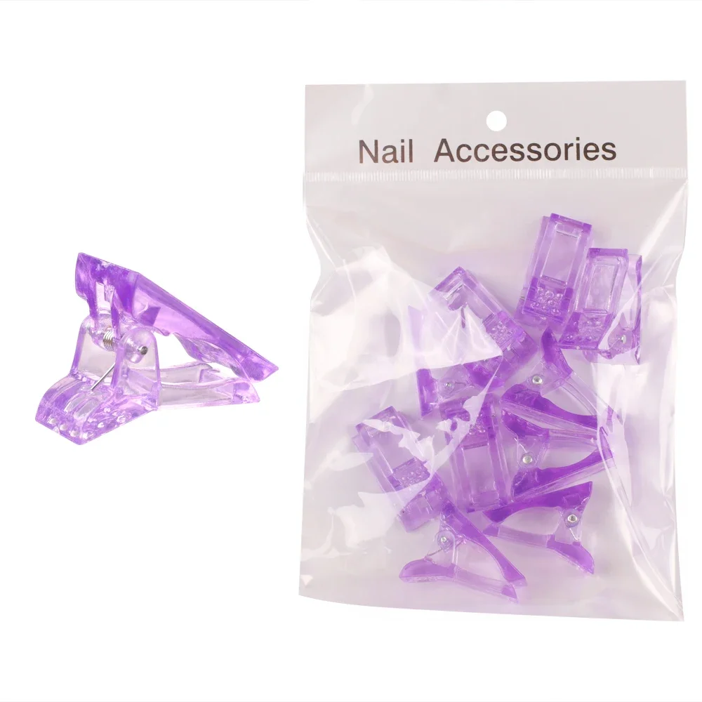 Uv Gel Polish Fixed Accessories Tools Nail Clips All For Manicure For Nails Acrylic Press On Molds French Poly Hand Fake