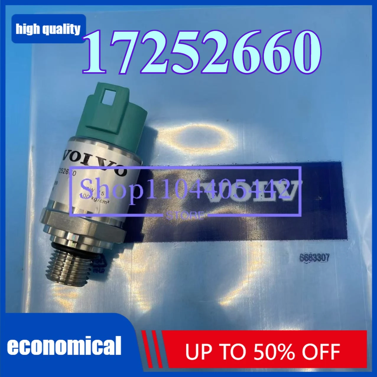 

Excavator Spare Parts 17252660 Pressure Sensor Pressure Switch for Volvo EC210 EC240 EC290 EC360 EC380 EC460 EC480