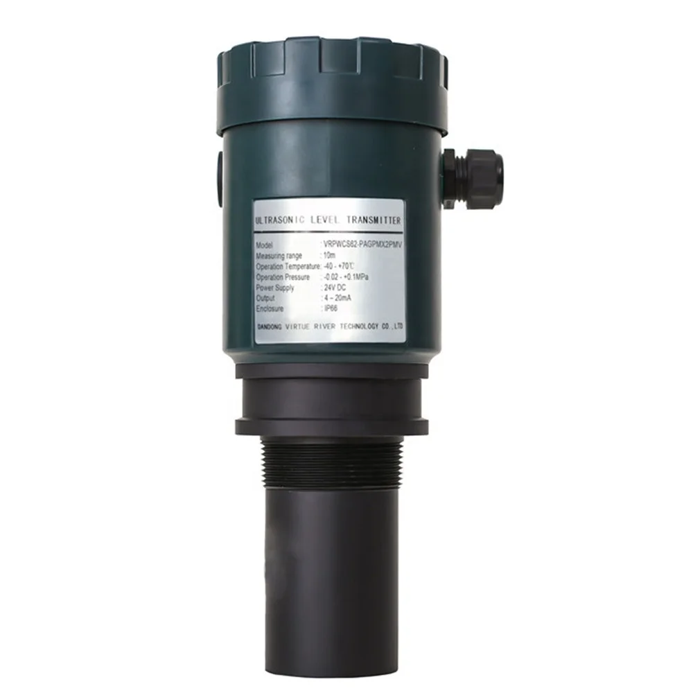 

VRPWCS62 4-20mA Ultrasonic Liquid Water Tank Level Meter Sensor with Accurate Performance Economic Plastic Housing