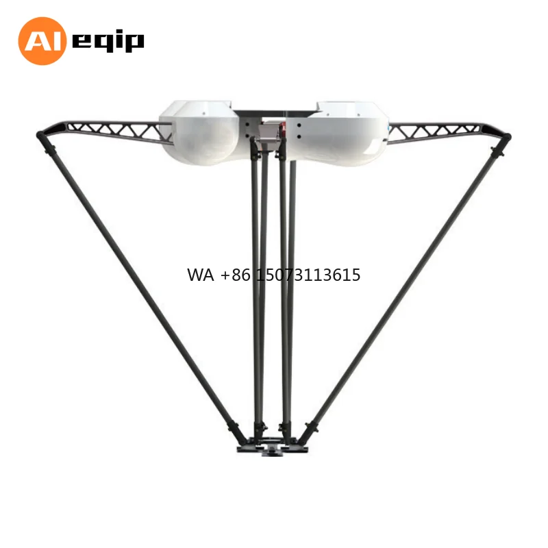Factory Delta Capacity 10kg High Speed 4 Axis Parallel Robot Robotic Arm for Product Sorting
