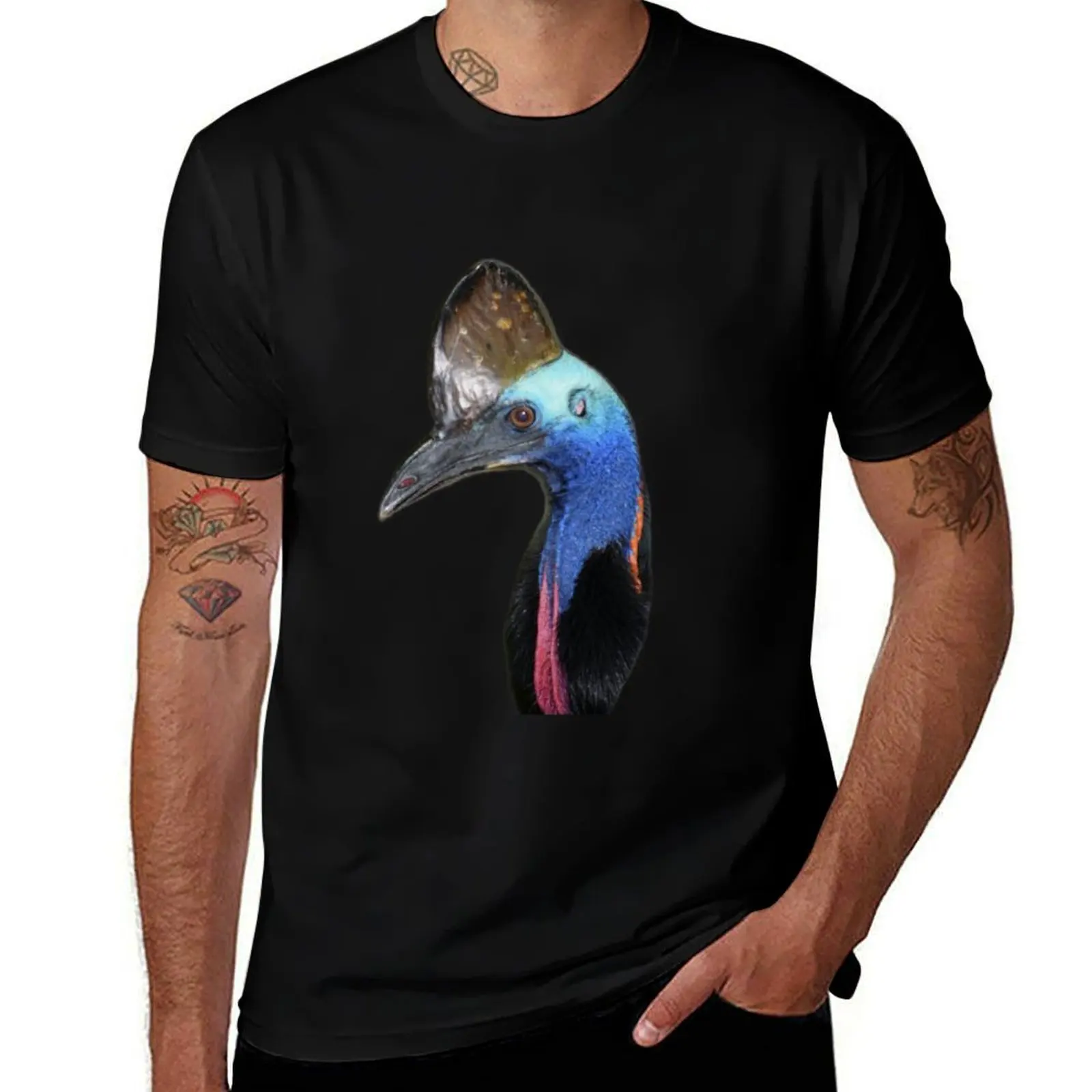 Футболка Cassowary больших размеров для повседневной носки