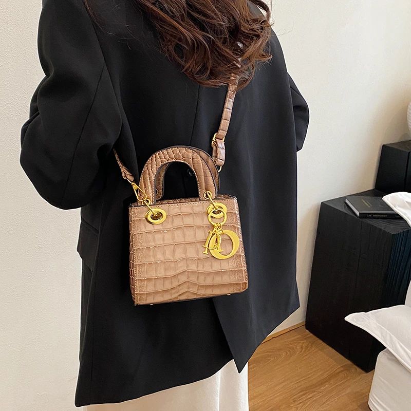 

Luxury Brand Leather Tote Bag For Women Designer Crossbody Shoulder Handbag Elegant Ladies Office Purse