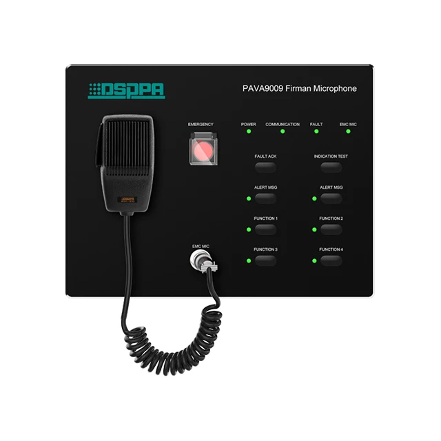 Pava9009 Evakuierung Feuerwehr mikrofon