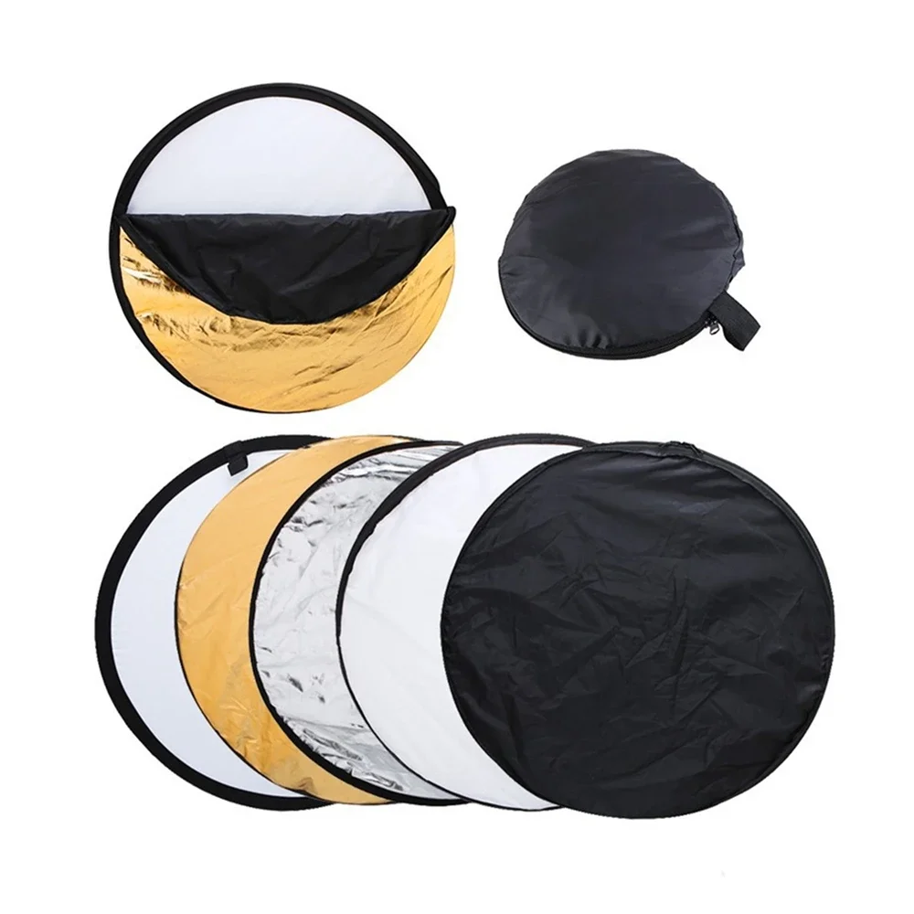 Reflector 60cm 5in1 Portable Photography Studio Multi Photo Disc Collapsible Light Reflector Photo Studio Accessories