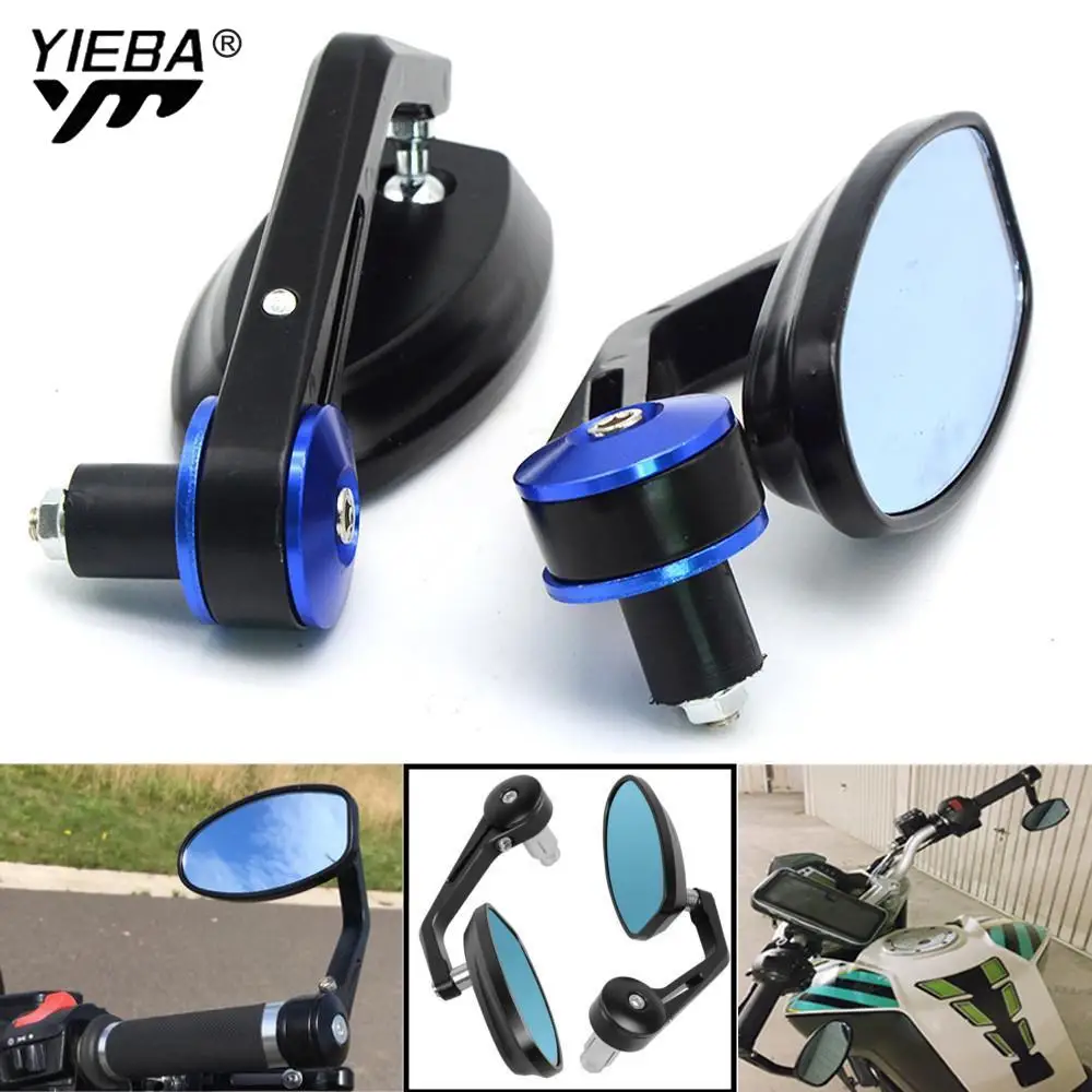 

For KAWASAKI ER6N ER6F Ninja 650 SUZUKI ZXR400 GSX1400 GSX1400 7/8" 22mm Universal Motorcycle Mirrors View Side Rear Mirror