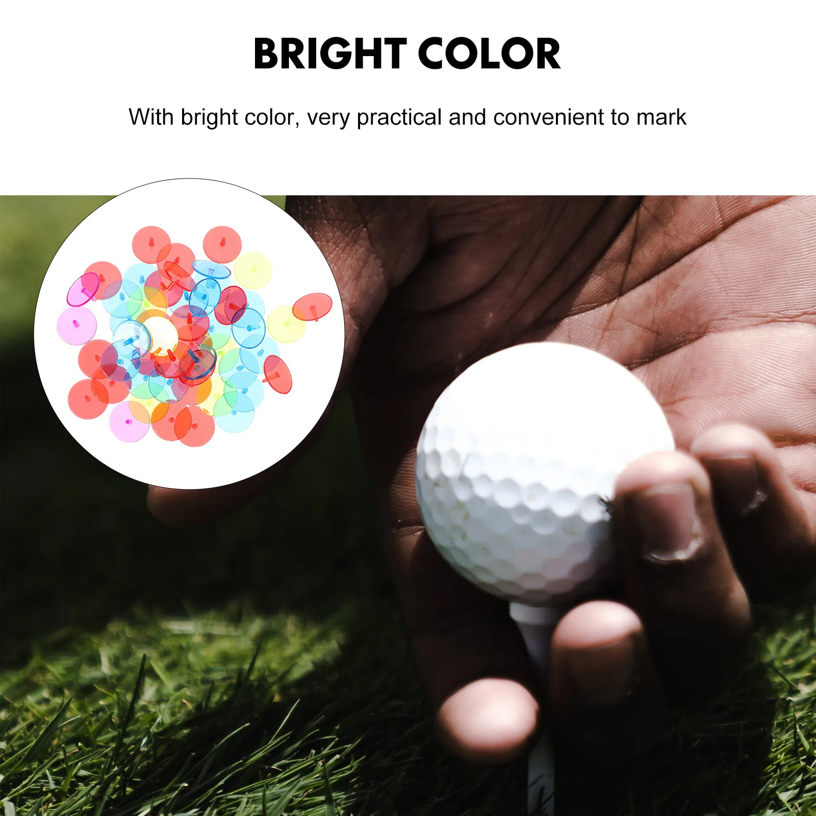 

ball marker Plastic ball marker Round ball marker 0.9 inch ball marker