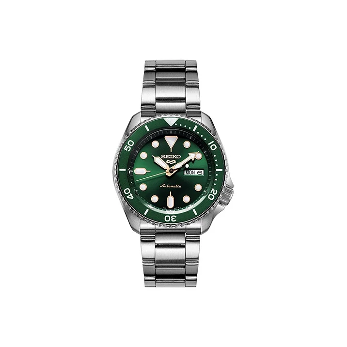 SEIKO 5 SEIKO5 Mechanical Movement Watch Men's Watches Green Dial SRPD63K1