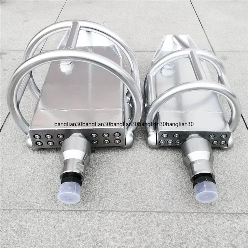 Pressure Cleaning Sewage Suction Truck Pipeline Dredging Ceramic Stainless Steel Tug Nozzle Trailing Mud Nozzle Pipe Bottom Head