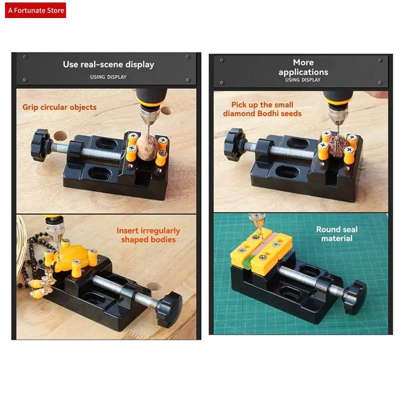

Universal 57Mm Adjustable Mini Jaw Bench Clamp Drill Press Fixed Table Vise DIY Sculpture Craft Hand Fixed Repair Tool-A78G