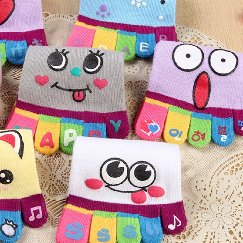 

3 Pairs Women Socks Harajuku Girls Ankle Sock Trendy Funny Happy Socks Cute Cartoon 5 Finger Toes Cotton Ladies Hosiery Meias