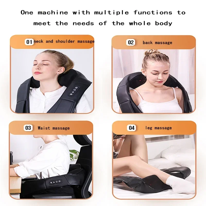 المنزل الكهربائية العمود الفقري العنقي مدلك الرقبة الظهر الخصر الكتف العجن فوز شال الرقبة الكتف الكهربائية الكتف الرقبة مدلك #6