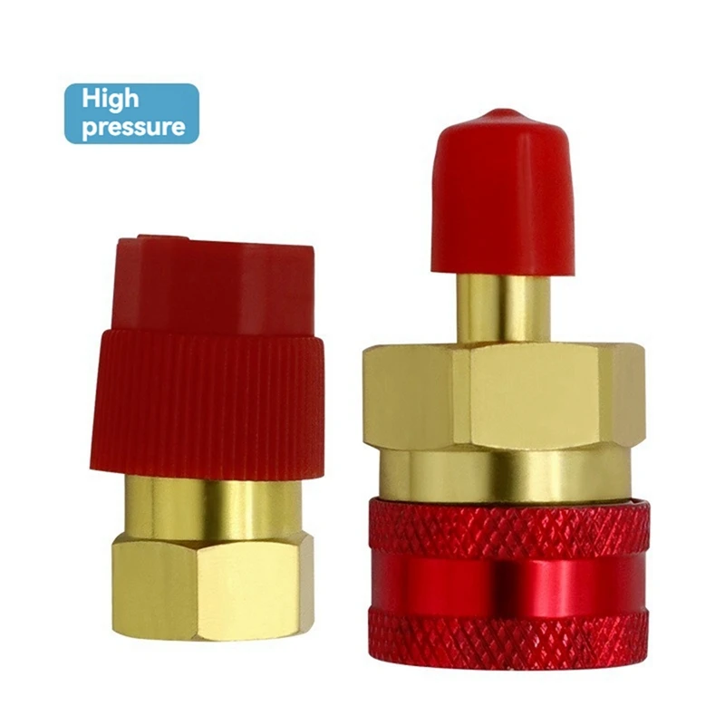 Adaptateur AB15-R1234YF, R134a à R1234yf Couremplaçant rapide, R1234YF Couremplaçant rapide, Kit de conversion côté haut et bas, R1234yf Couremplaçant rapide