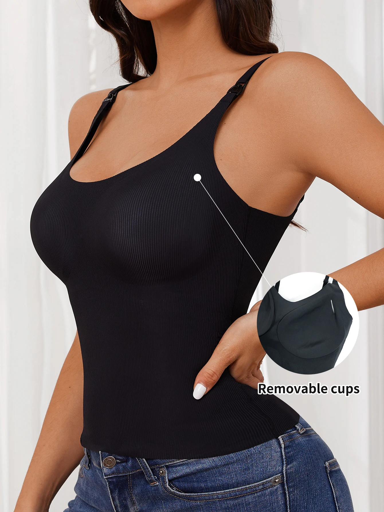 Pregnant Women Can Open The Buckle Without Leaving Any Marks And The Chest Cushion Can Be Removed Breastfeeding Underwear Vest