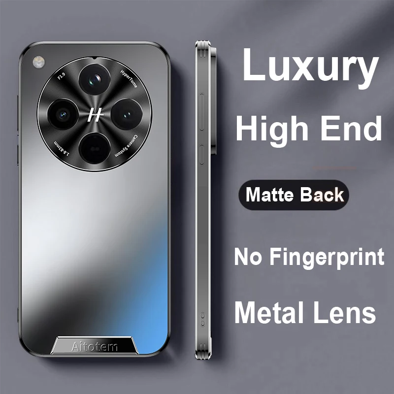 

Slim Case for OPPO Find X8 Pro Phone Case Metal Lens Protected Plating Plastic Hard Back Cover for OPPO Find X8 Phone Shell