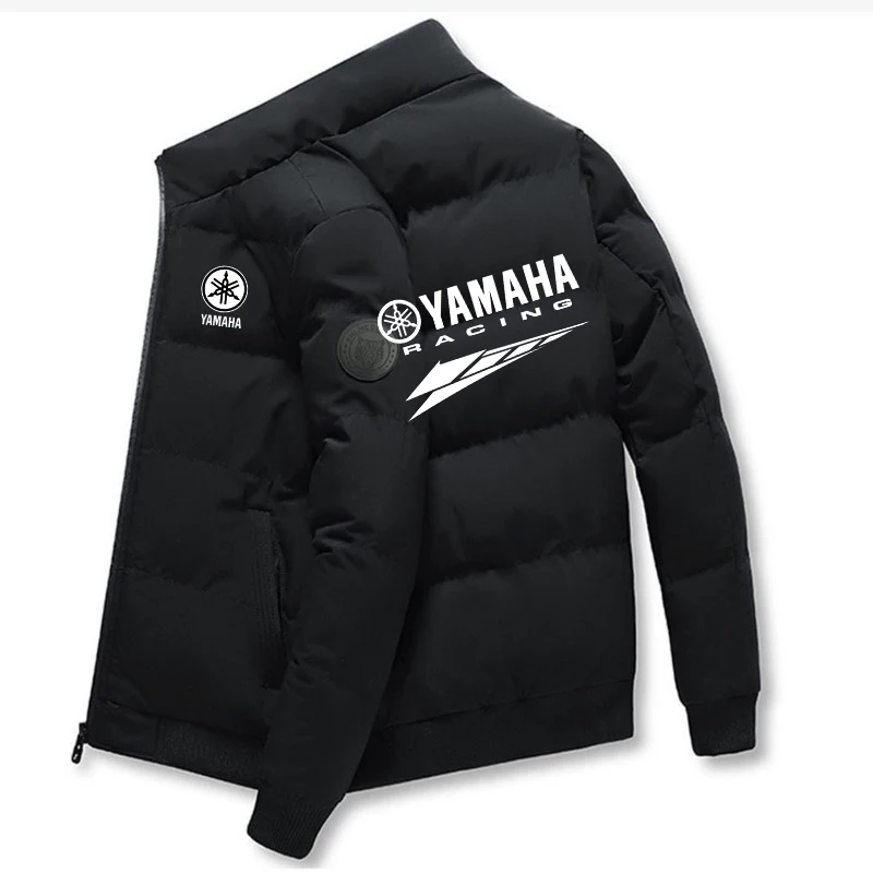 Yamaha racing winter jacket, outdoor sports warm and cold resistant casual jacket, fashionable and versatile cotton jacket