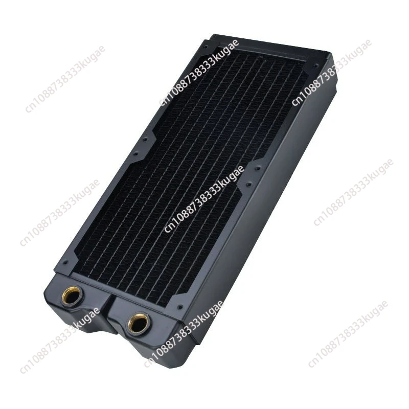 

CRD24 Computer Case Cooling Radiator 120mm Fan Copper G1/4 Threaded Water Cooling System Cooling Tool